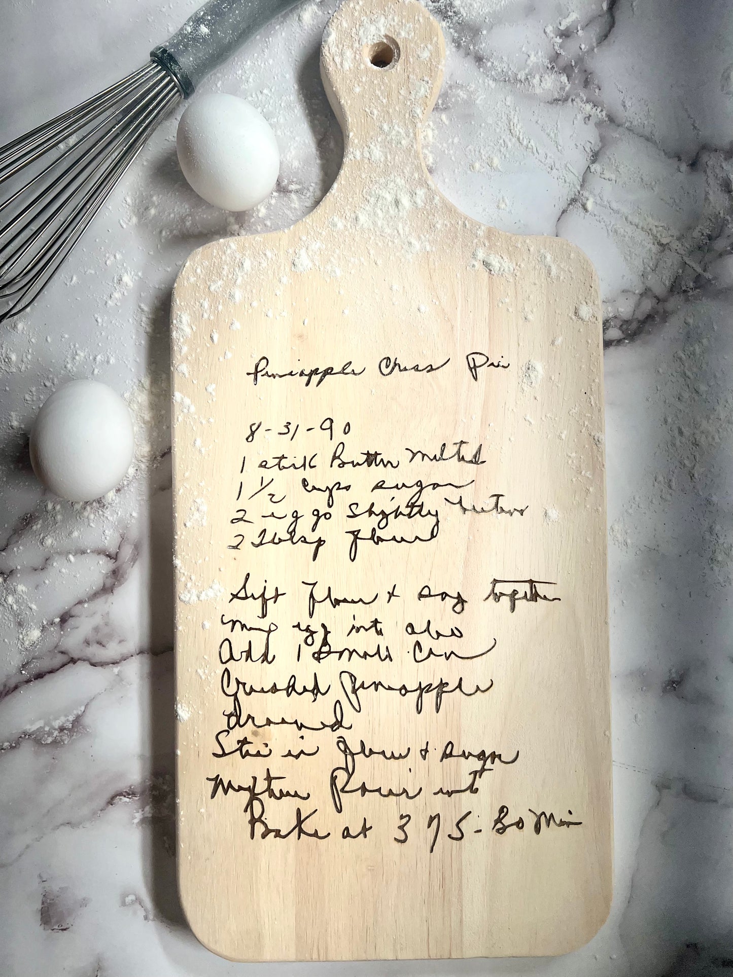Recipe Cutting Board