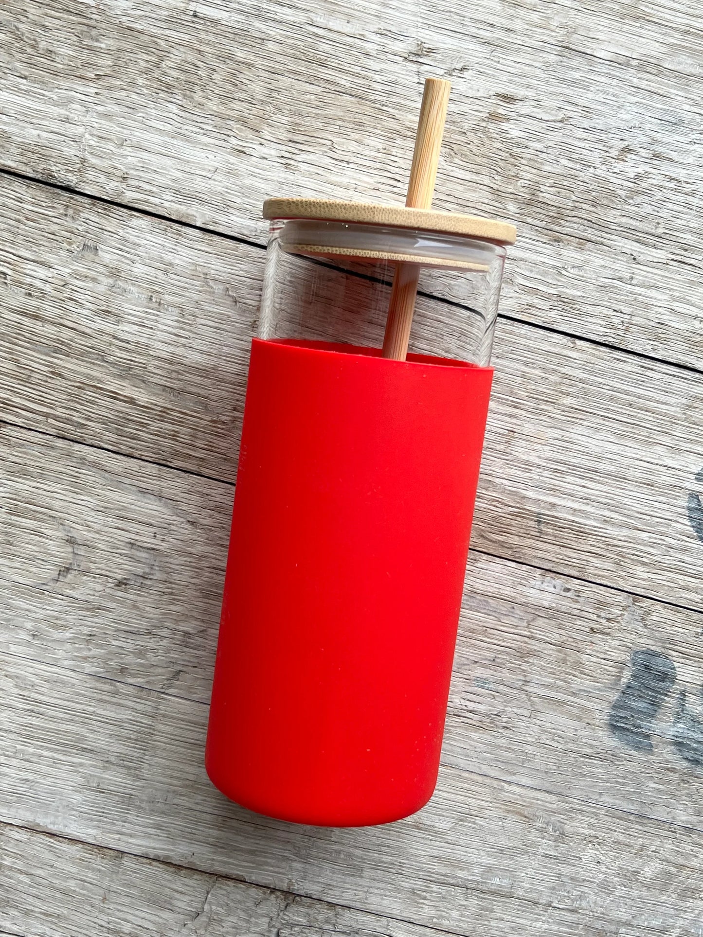 Personalized Glass/Silicone Tumbler