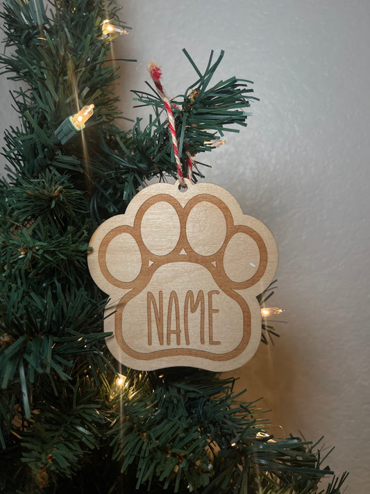 Dog Paw - Ornament