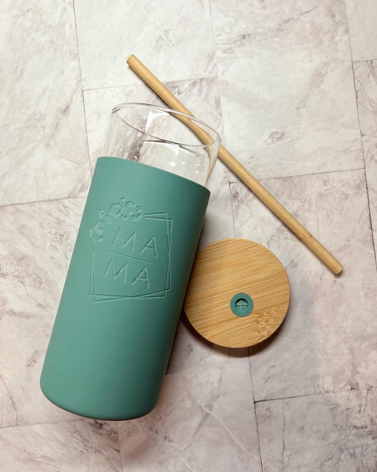 MAMA Silicone/Glass Tumbler