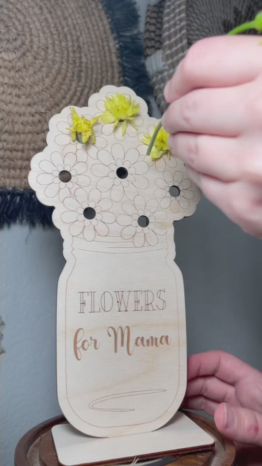 Flowers for Mom Flower Holder