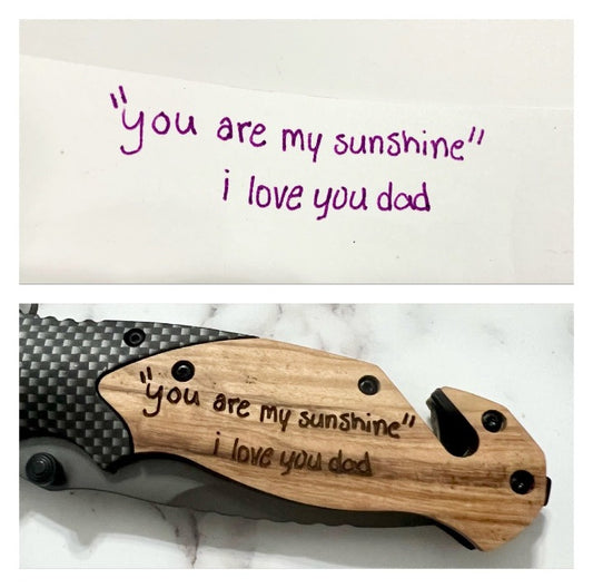 Personalized Pocket Knife