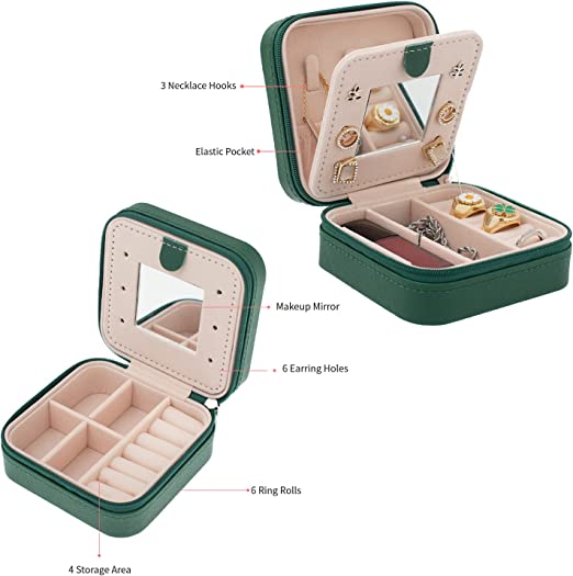 Travel jewelry case